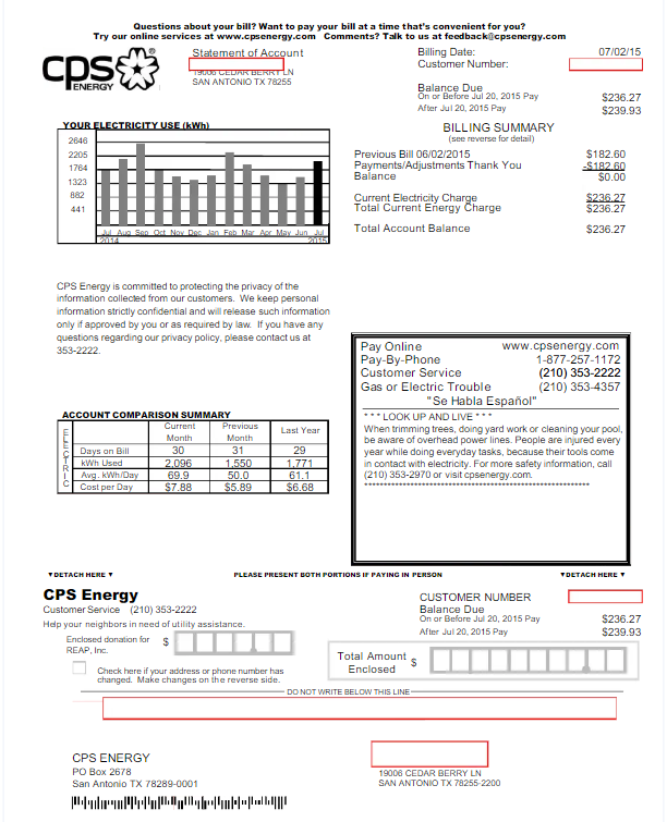  Minol USA business utility bill 